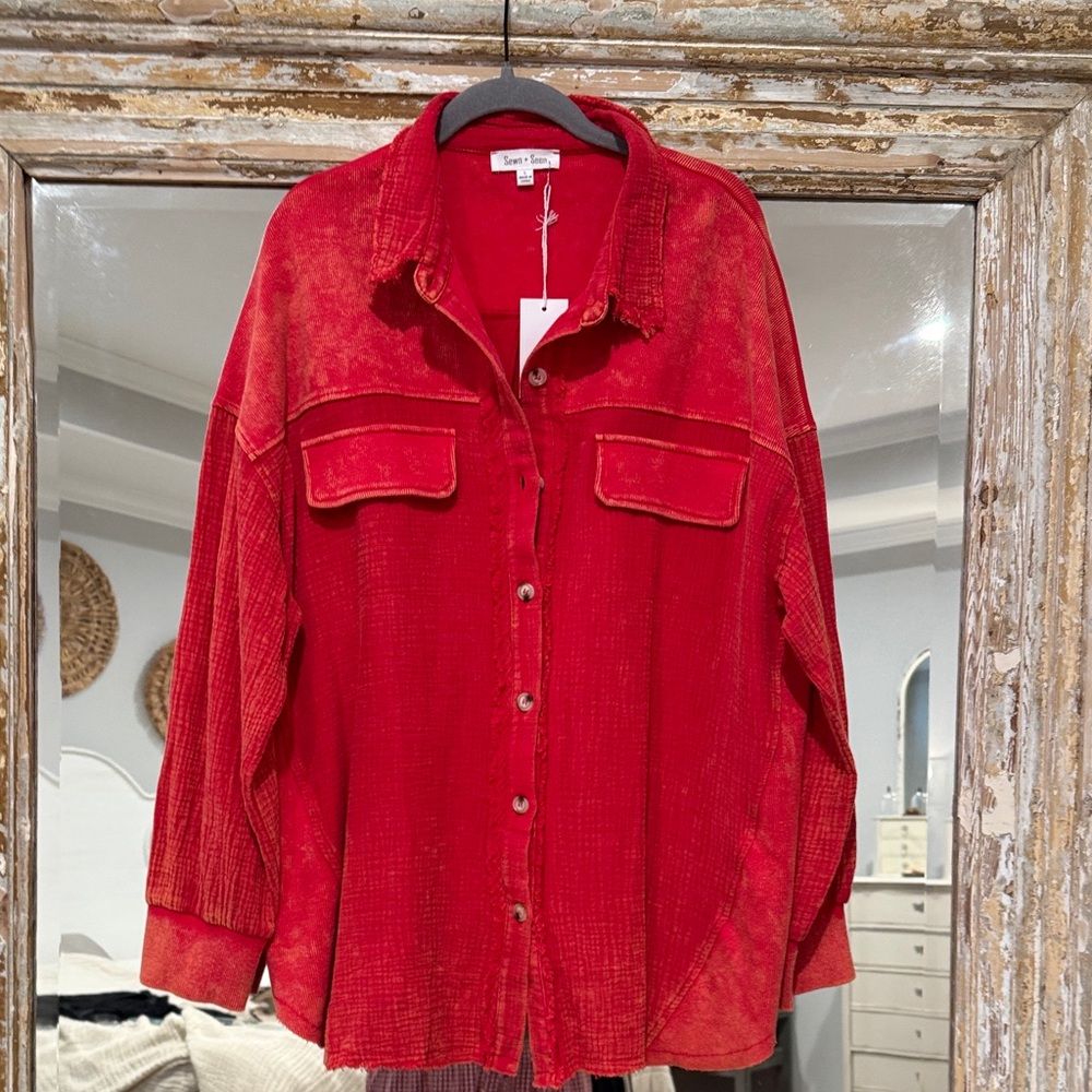 Sewn  + seen top
